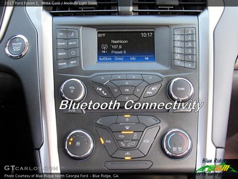 White Gold / Medium Light Stone 2017 Ford Fusion S