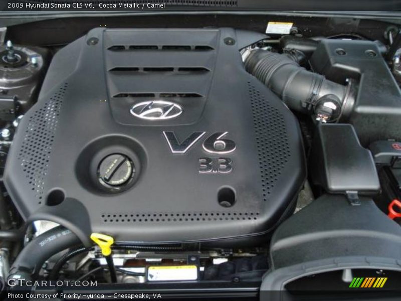 Cocoa Metallic / Camel 2009 Hyundai Sonata GLS V6