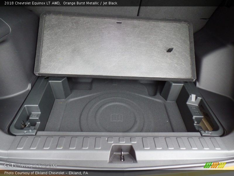 Orange Burst Metallic / Jet Black 2018 Chevrolet Equinox LT AWD