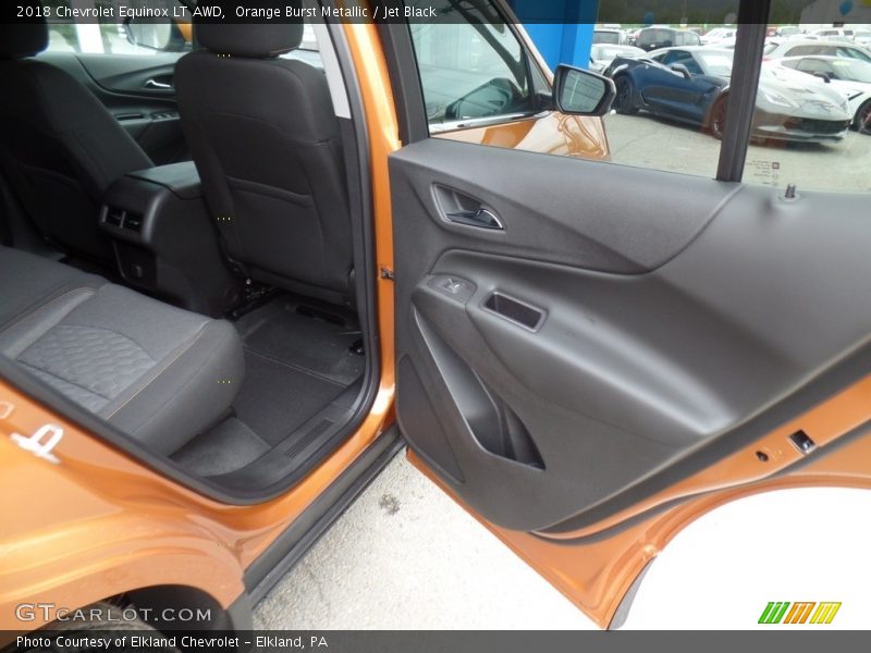 Orange Burst Metallic / Jet Black 2018 Chevrolet Equinox LT AWD