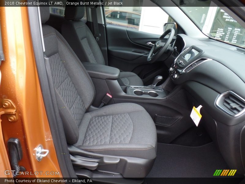 Orange Burst Metallic / Jet Black 2018 Chevrolet Equinox LT AWD