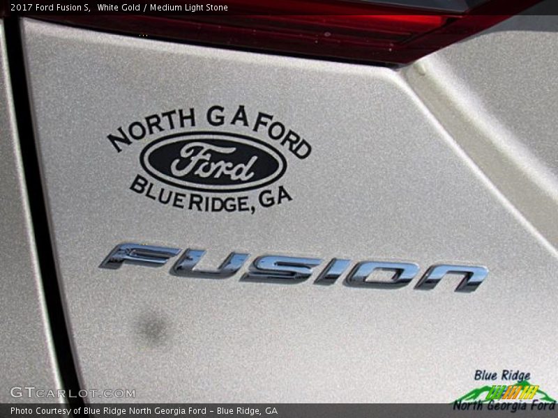 White Gold / Medium Light Stone 2017 Ford Fusion S