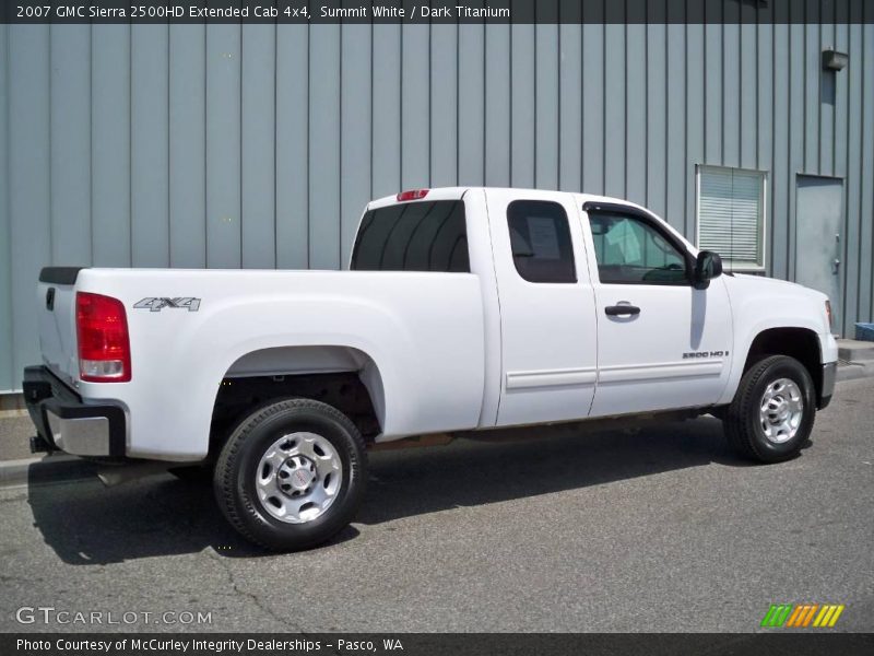 Summit White / Dark Titanium 2007 GMC Sierra 2500HD Extended Cab 4x4