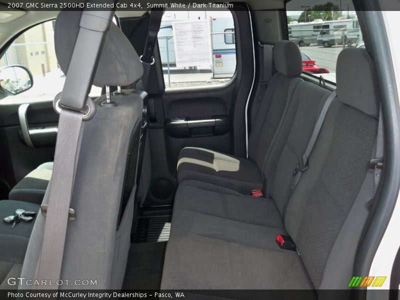 Summit White / Dark Titanium 2007 GMC Sierra 2500HD Extended Cab 4x4