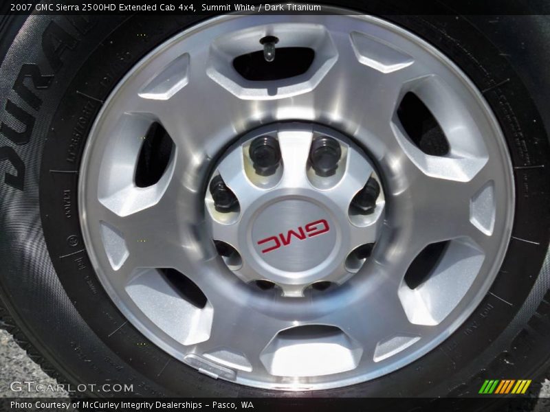 Summit White / Dark Titanium 2007 GMC Sierra 2500HD Extended Cab 4x4