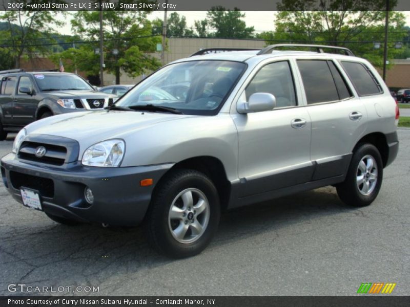 Smart Silver / Gray 2005 Hyundai Santa Fe LX 3.5 4WD