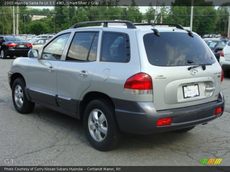 Smart Silver / Gray 2005 Hyundai Santa Fe LX 3.5 4WD