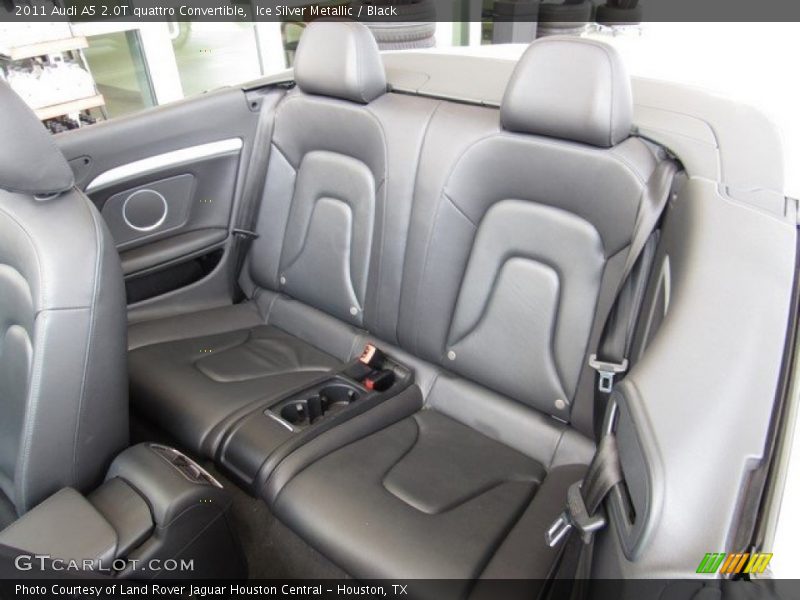 Ice Silver Metallic / Black 2011 Audi A5 2.0T quattro Convertible