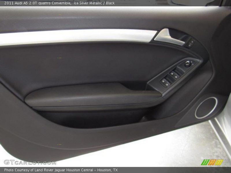 Ice Silver Metallic / Black 2011 Audi A5 2.0T quattro Convertible