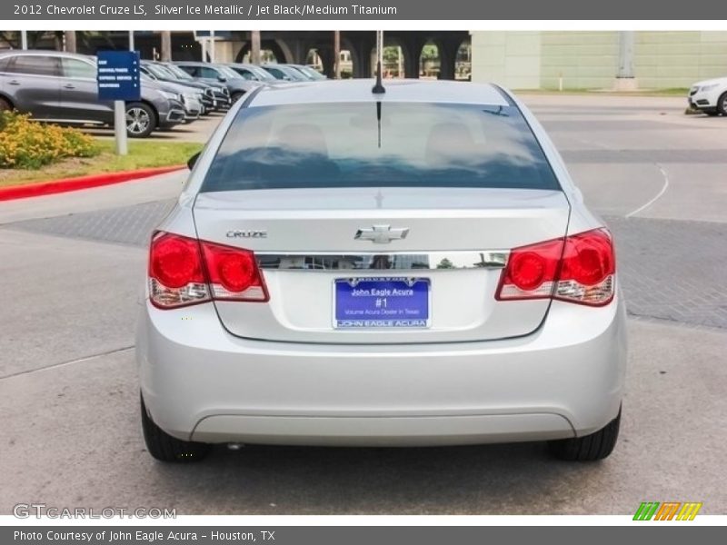 Silver Ice Metallic / Jet Black/Medium Titanium 2012 Chevrolet Cruze LS