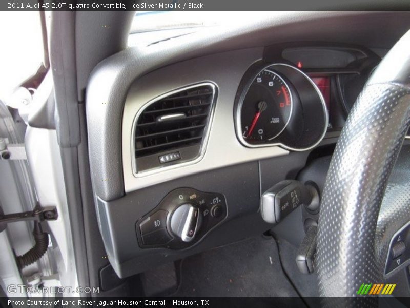 Ice Silver Metallic / Black 2011 Audi A5 2.0T quattro Convertible