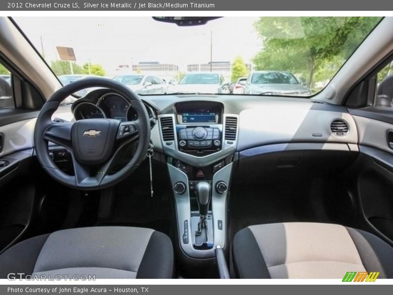 Silver Ice Metallic / Jet Black/Medium Titanium 2012 Chevrolet Cruze LS