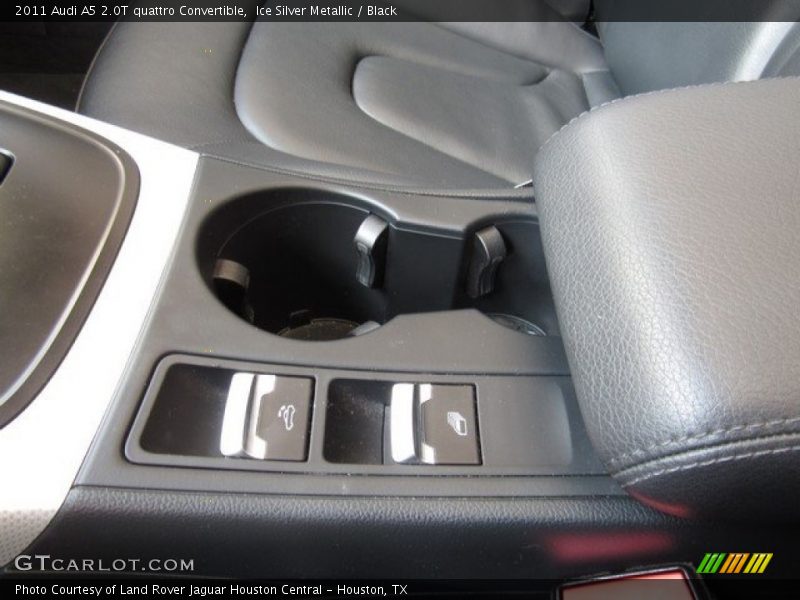 Ice Silver Metallic / Black 2011 Audi A5 2.0T quattro Convertible