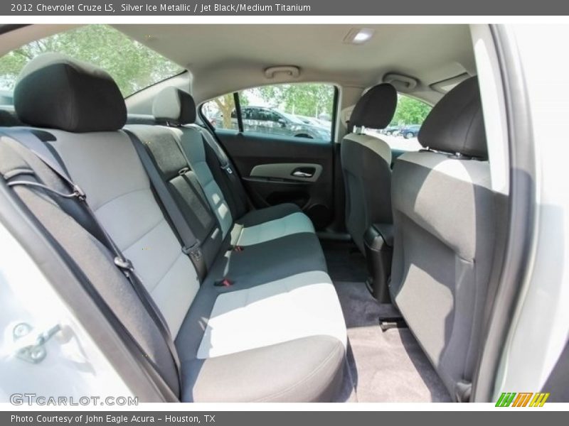 Silver Ice Metallic / Jet Black/Medium Titanium 2012 Chevrolet Cruze LS