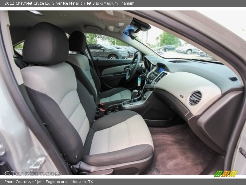 Silver Ice Metallic / Jet Black/Medium Titanium 2012 Chevrolet Cruze LS