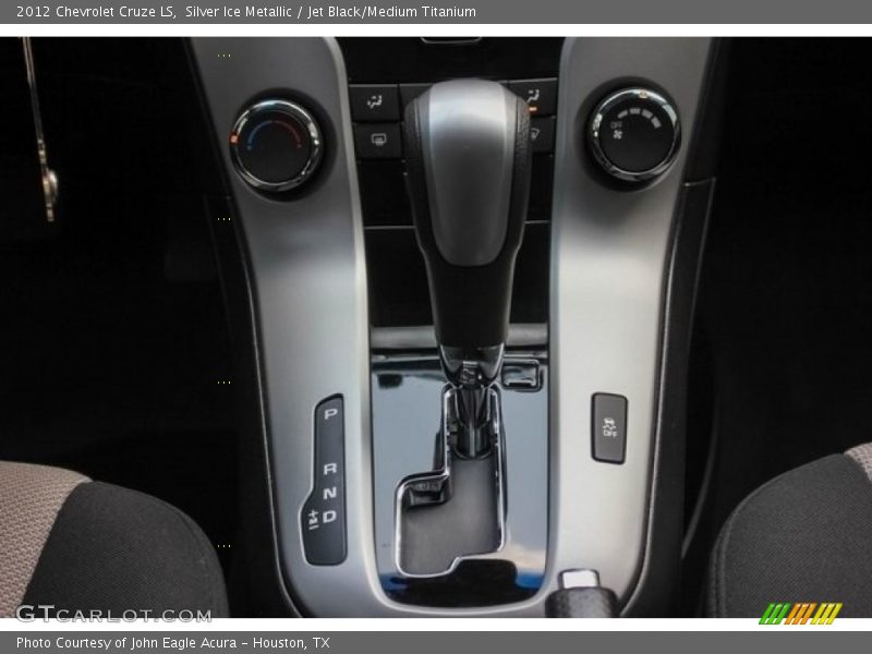 Silver Ice Metallic / Jet Black/Medium Titanium 2012 Chevrolet Cruze LS