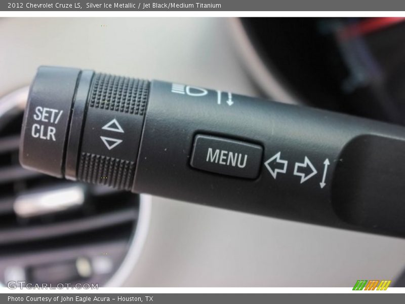 Silver Ice Metallic / Jet Black/Medium Titanium 2012 Chevrolet Cruze LS