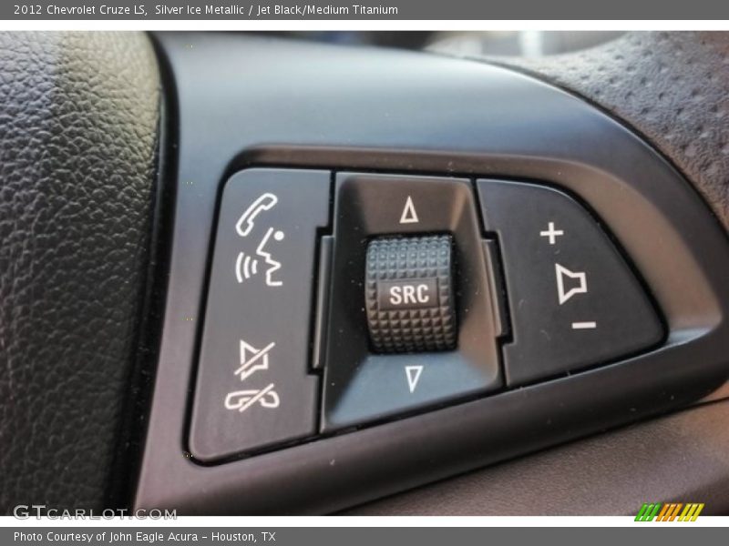 Silver Ice Metallic / Jet Black/Medium Titanium 2012 Chevrolet Cruze LS