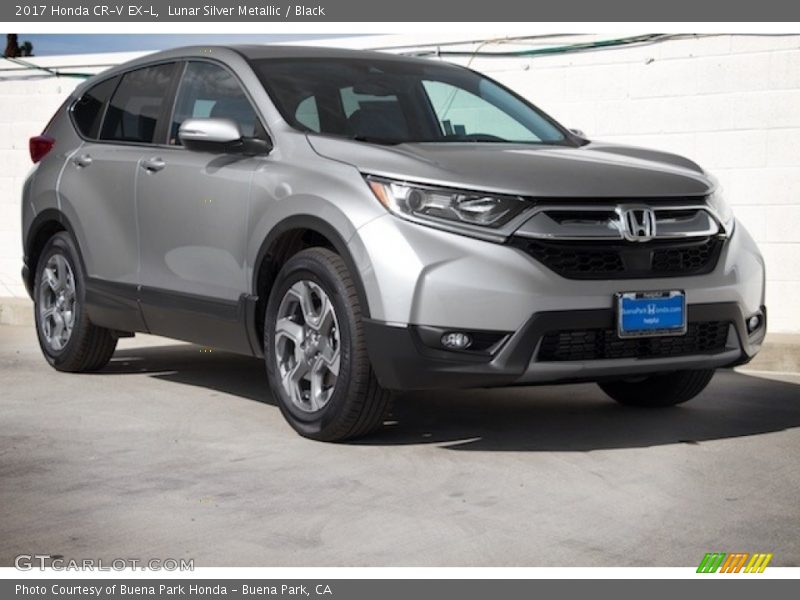 Lunar Silver Metallic / Black 2017 Honda CR-V EX-L