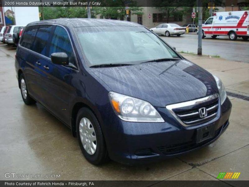 Midnight Blue Pearl / Gray 2006 Honda Odyssey LX
