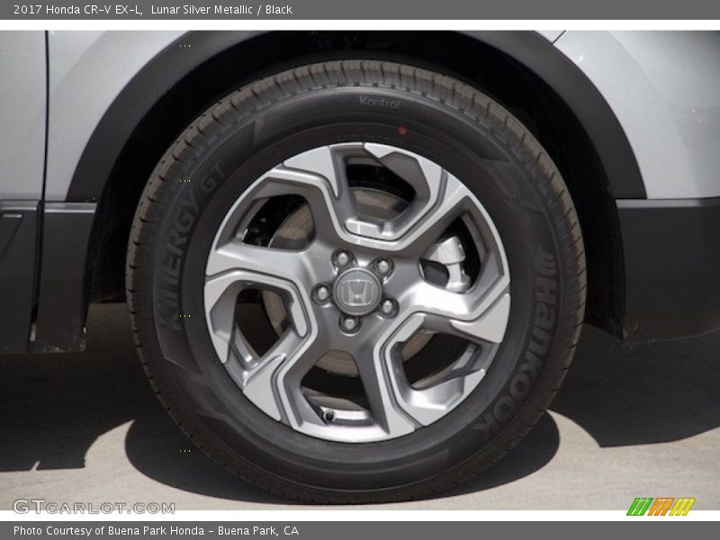 Lunar Silver Metallic / Black 2017 Honda CR-V EX-L