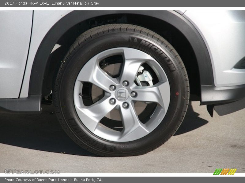 Lunar Silver Metallic / Gray 2017 Honda HR-V EX-L