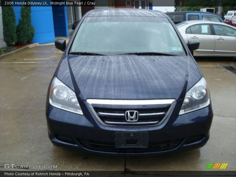 Midnight Blue Pearl / Gray 2006 Honda Odyssey LX