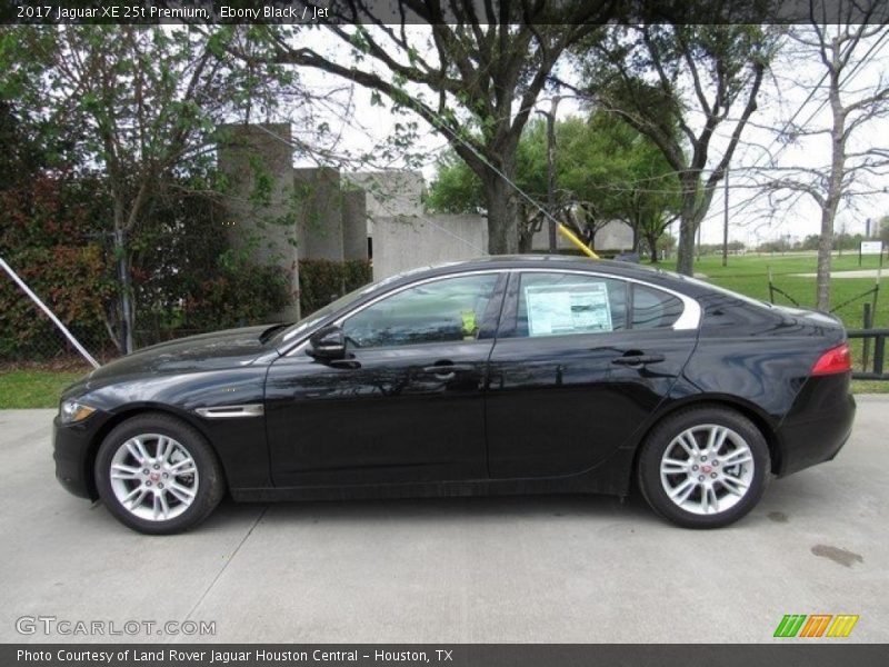 Ebony Black / Jet 2017 Jaguar XE 25t Premium