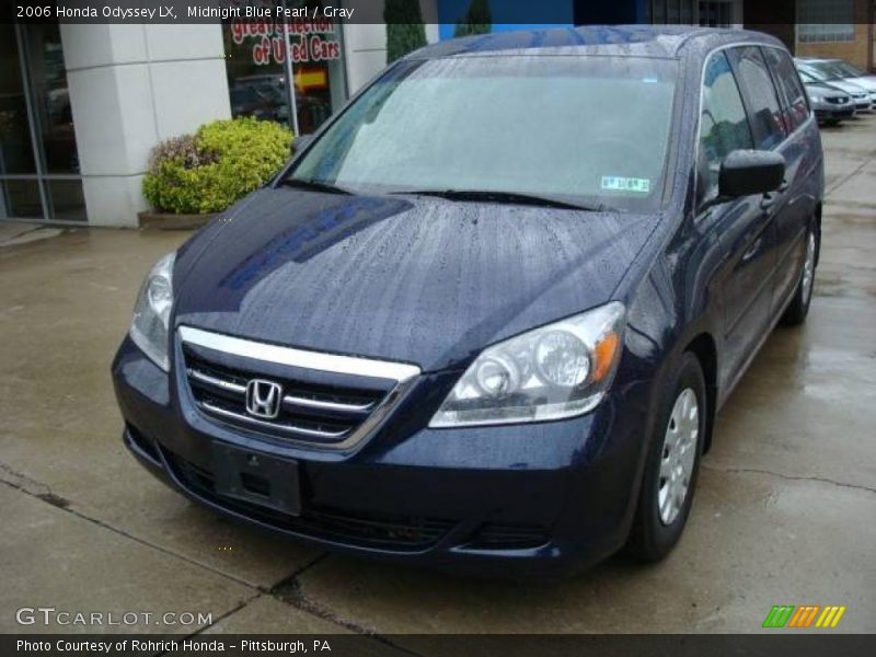 Midnight Blue Pearl / Gray 2006 Honda Odyssey LX