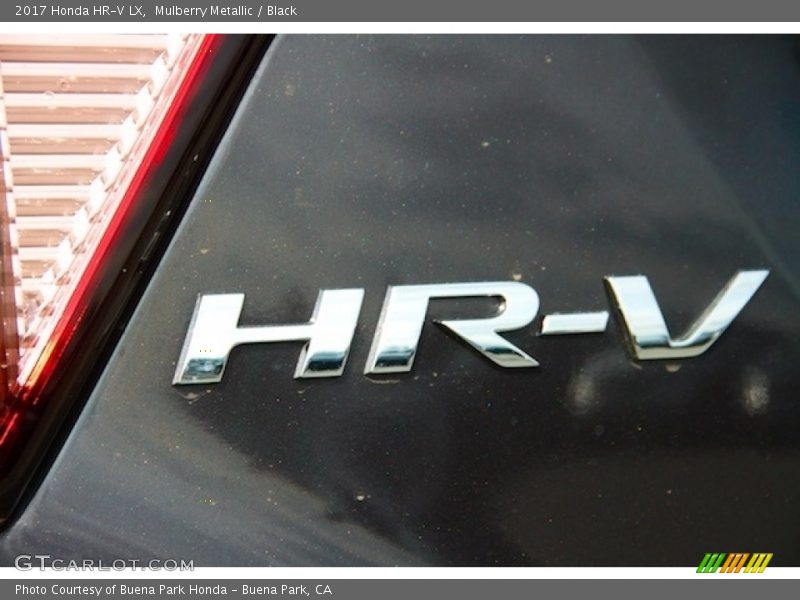 Mulberry Metallic / Black 2017 Honda HR-V LX
