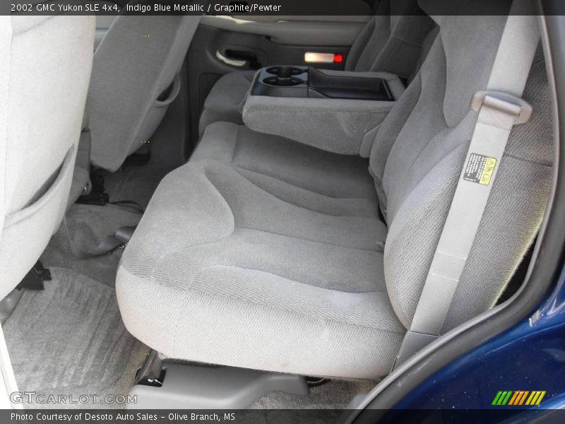 Indigo Blue Metallic / Graphite/Pewter 2002 GMC Yukon SLE 4x4