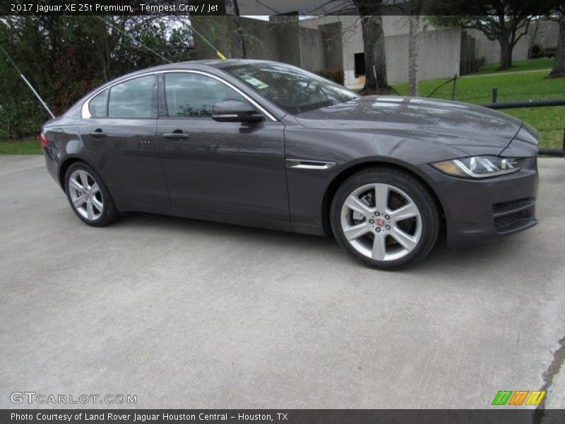 Tempest Gray / Jet 2017 Jaguar XE 25t Premium