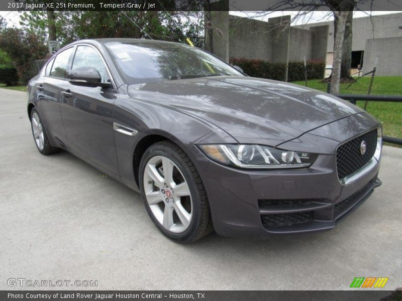 Tempest Gray / Jet 2017 Jaguar XE 25t Premium
