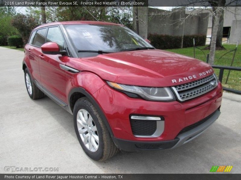 Firenze Red Metalllic / Ebony/Ebony 2016 Land Rover Range Rover Evoque SE