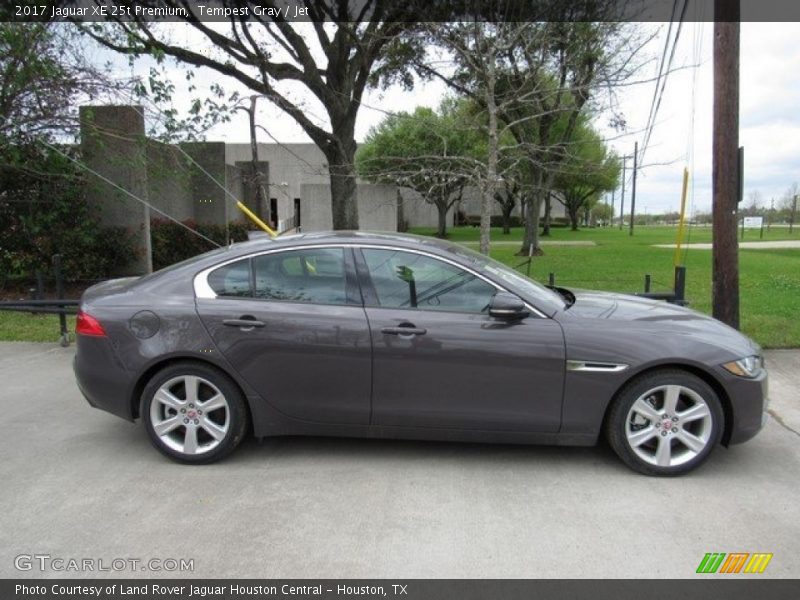 Tempest Gray / Jet 2017 Jaguar XE 25t Premium