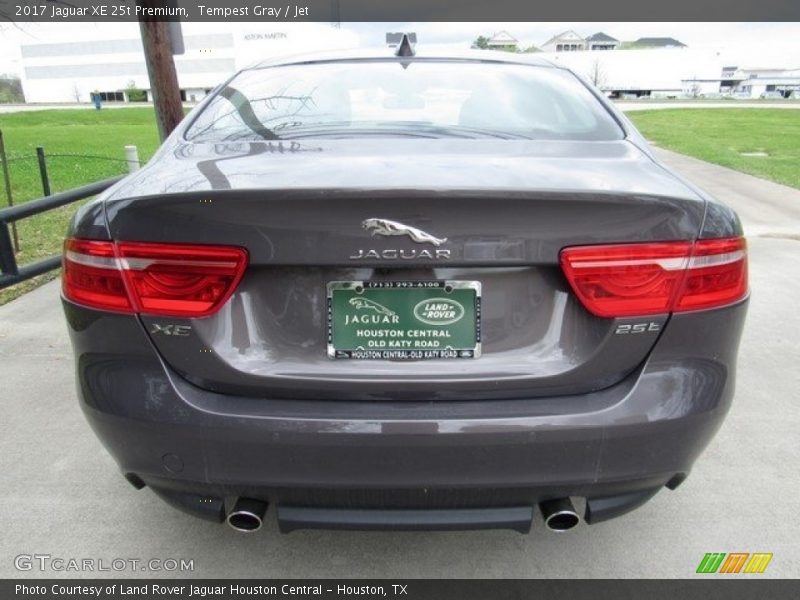 Tempest Gray / Jet 2017 Jaguar XE 25t Premium