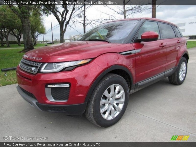 Firenze Red Metalllic / Ebony/Ebony 2016 Land Rover Range Rover Evoque SE