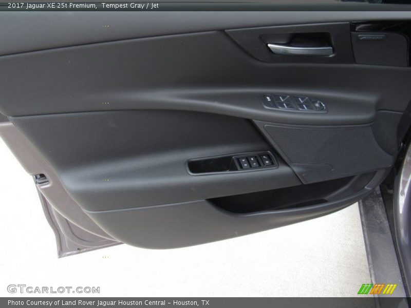 Tempest Gray / Jet 2017 Jaguar XE 25t Premium