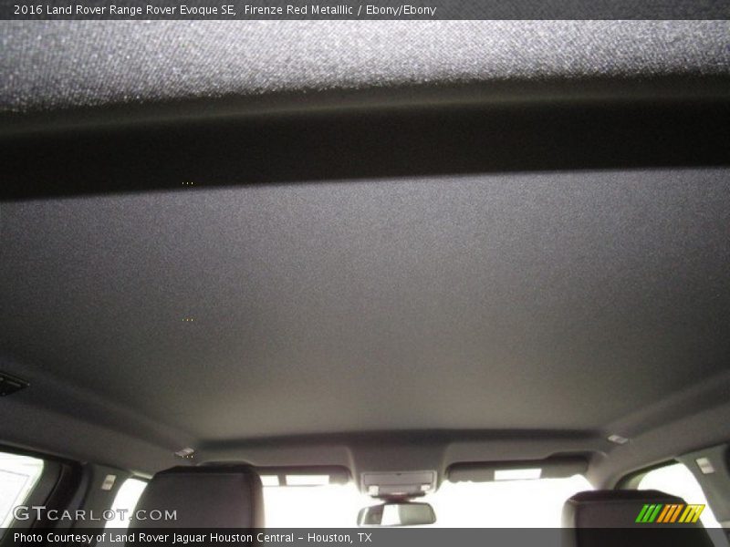 Firenze Red Metalllic / Ebony/Ebony 2016 Land Rover Range Rover Evoque SE