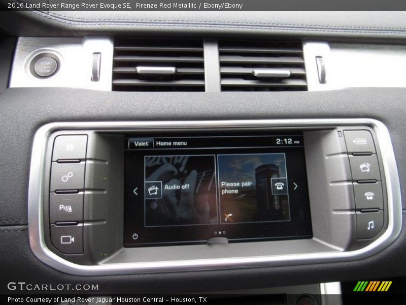 Firenze Red Metalllic / Ebony/Ebony 2016 Land Rover Range Rover Evoque SE