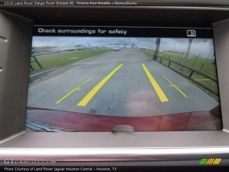 Firenze Red Metalllic / Ebony/Ebony 2016 Land Rover Range Rover Evoque SE
