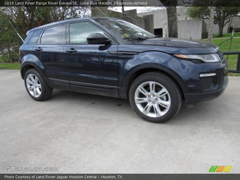 Loire Blue Metalllic / Espresso/Almond 2016 Land Rover Range Rover Evoque SE
