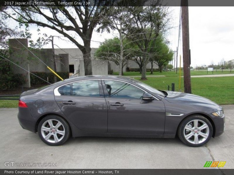 Tempest Gray / Jet 2017 Jaguar XE 25t Premium