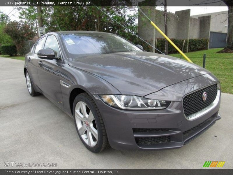 Tempest Gray / Jet 2017 Jaguar XE 25t Premium