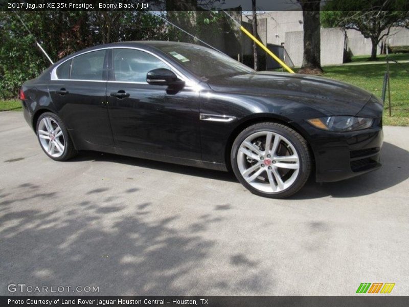 Ebony Black / Jet 2017 Jaguar XE 35t Prestige