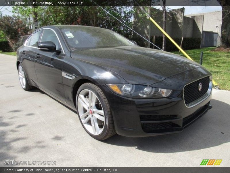 Ebony Black / Jet 2017 Jaguar XE 35t Prestige