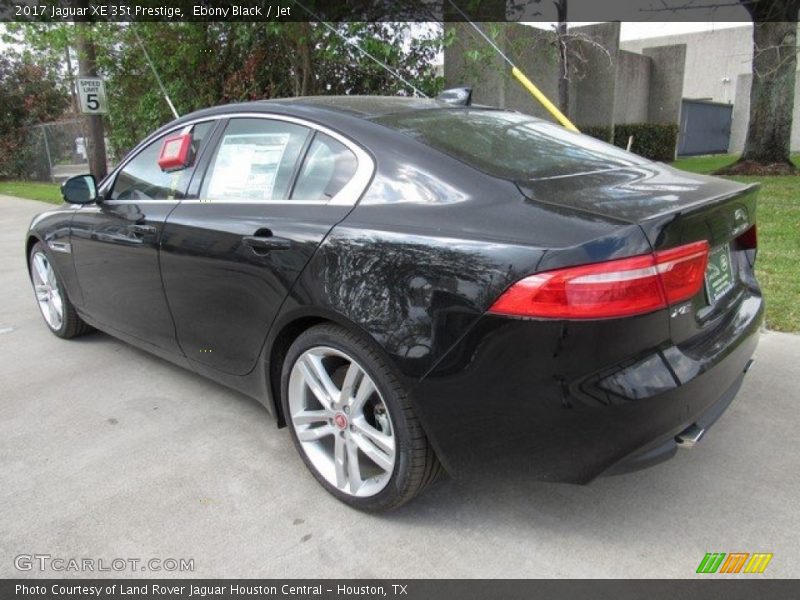 Ebony Black / Jet 2017 Jaguar XE 35t Prestige