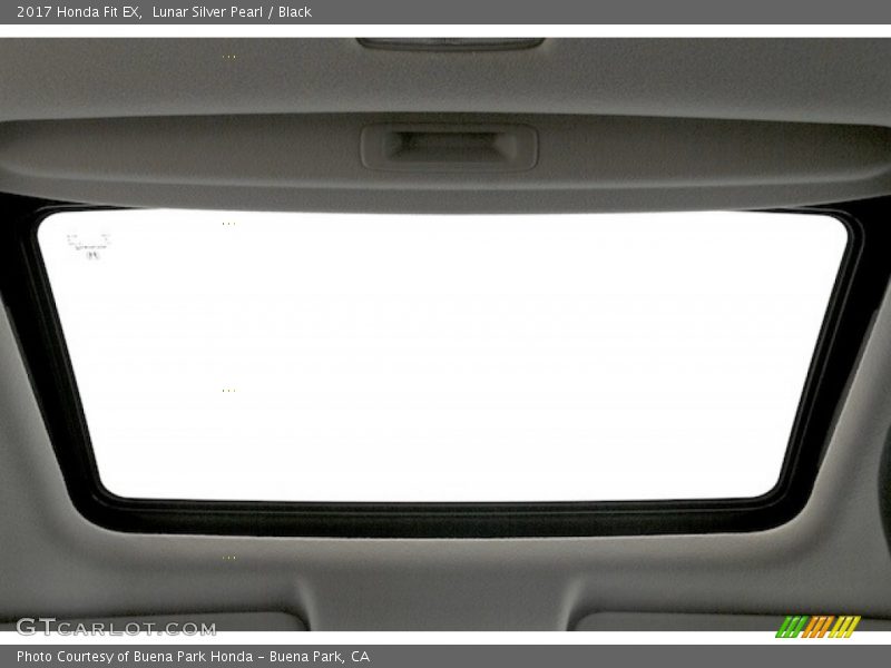 Lunar Silver Pearl / Black 2017 Honda Fit EX