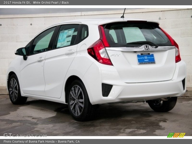 White Orchid Pearl / Black 2017 Honda Fit EX