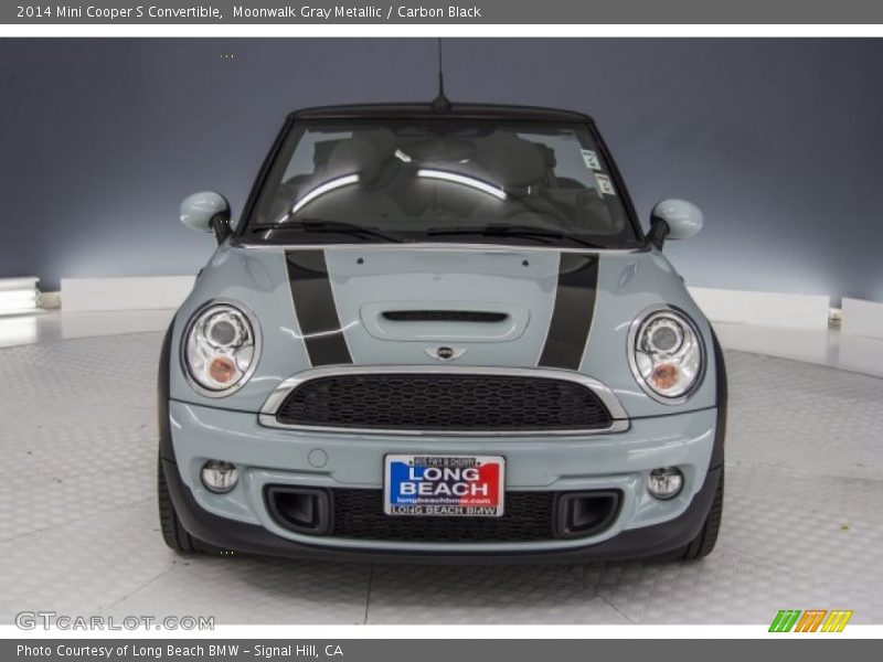Moonwalk Gray Metallic / Carbon Black 2014 Mini Cooper S Convertible